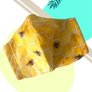 100% Cotton Face Mask | 2 Layers| SWEET BEE